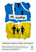 Campagna raccolta fondi - ANVCG - Associazione Nazionale Vittime Civili di Guerra a favore delle vittime civili del conflitto russo-ucraino.